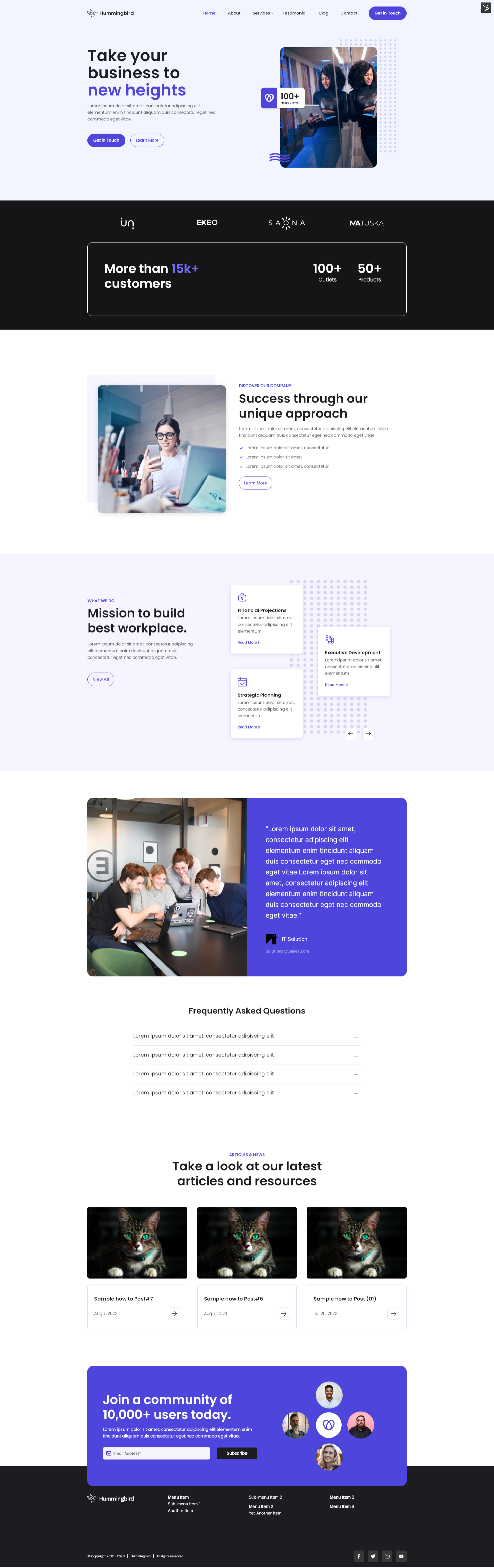 Home page
