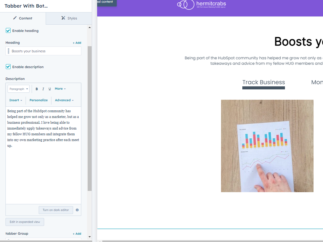 Multipal Customization Options